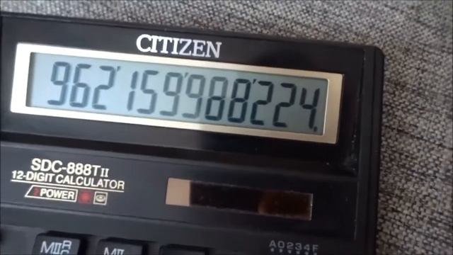 Почему стоит покупать CITIZEN SDC 888TII
