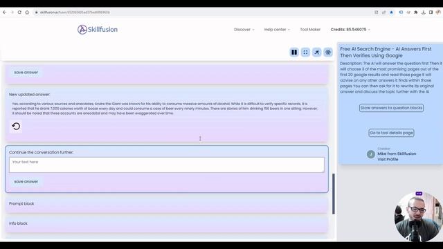 How I Made My Own AI Search Engine - No Coding - Google + ChatGPT API смотреть онлайн