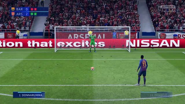 FIFA 19_Серия Пенальти Финал ЛЧ[Карьера За Арсенал] смотреть онлайн