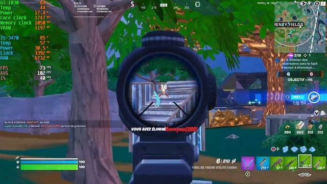 GeForce GT 1030 2GB | FORTNITE | LOW | PERFORMANCE MODE смотреть онлайн
