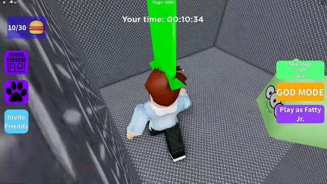 Побег Кида от ТОЛСТЯКА в Роблокс! Обби Escape Super Fat Guy Obby STORY Roblox смотреть онлайн