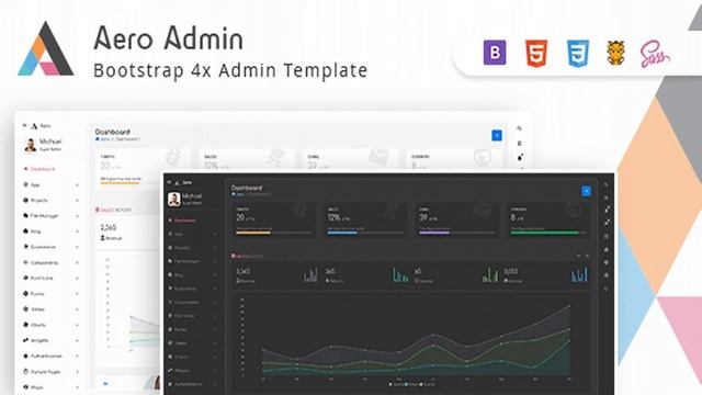Aero - Bootstrap 4x Admin Template | Themeforest Website Templates and Themes смотреть онлайн
