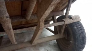 Самодельная телега для мотоблока