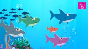 АКУЛЕНОК на русском - BABY SHARK Песенки и танцы для детей