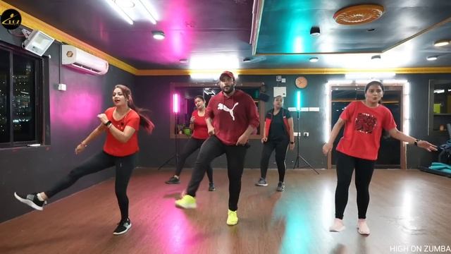 50mins NonStop Dance Fitness || Zumba Fitness || Weight Loss Workout || High On Zumba смотреть онлайн