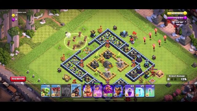 COC HOW TO 3 STAR TOWN HALL 13