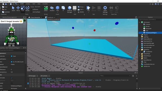 How to Make a ‘No Backpack Zone’ in Roblox Studio | Roblox Studio Scripting Tutorial смотреть онлайн