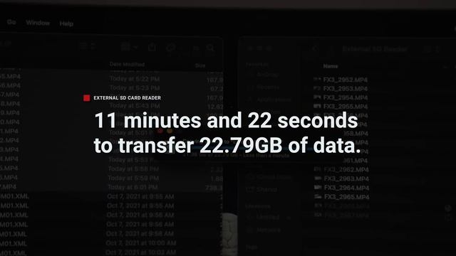 Testing the M1 MAX MacBook Pro SD Card Reader! смотреть онлайн