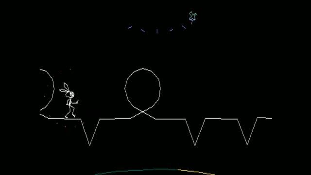 Vib-Ribbon gameplay (PS1) смотреть онлайн