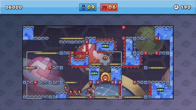 Mario vs. Donkey Kong Tipping Stars 100% Walkthrough Part 8 E2 Orbiting Observatory смотреть онлайн