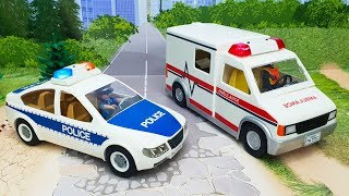 Видео про скорую помощь и полицейские машины - Смелый доктор!.mp4