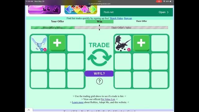 How to know if your trades in *ADOPT ME* are fair or NOT (VERY USEFUL) смотреть онлайн