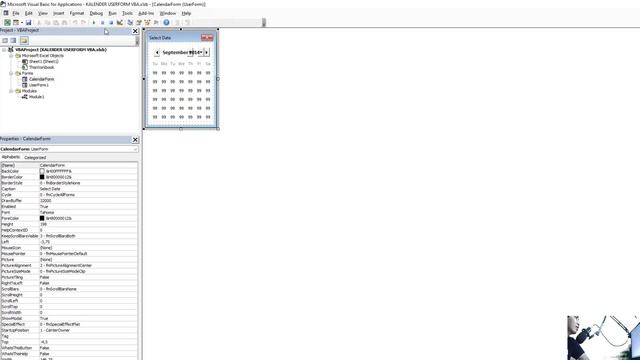 INPUT DATA TANGGAL DENGAN FORM KALENDER | FORM KALENDER | KALENDER USERFORM смотреть онлайн