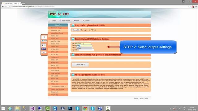 Photoshop PSD to PDF Conversion Online смотреть онлайн