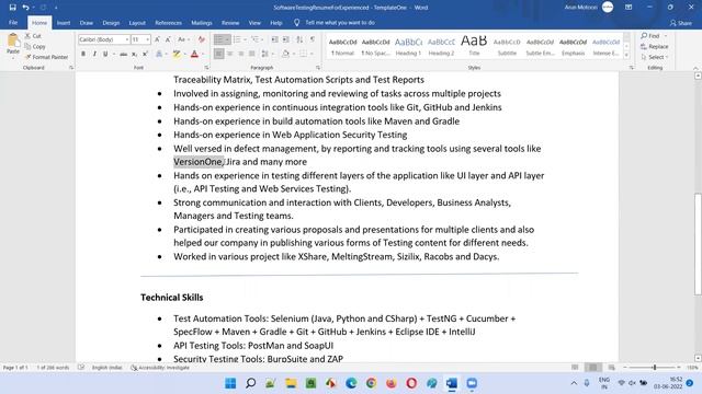 Software Testing Resume for Experienced (Template One) - Session 101 смотреть онлайн
