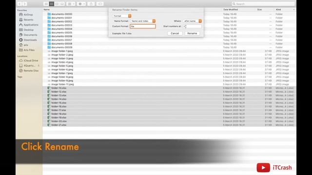 How to rename multiple folders or files at once on Mac смотреть онлайн