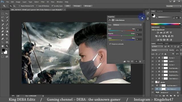 Turn your image into Call of Duty game poster | Must watch🔥| हिंदी में | Photoshop смотреть онлайн