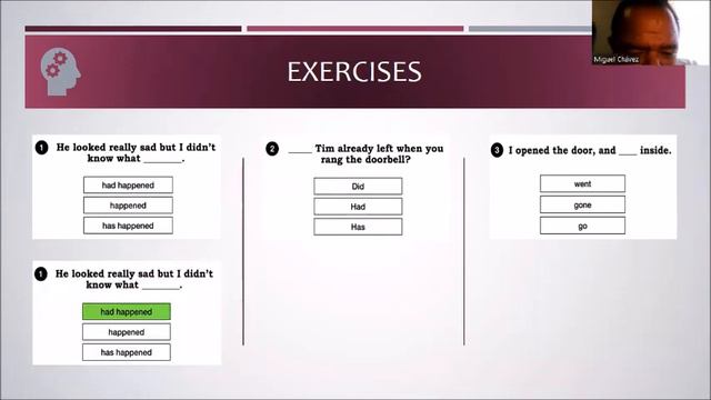 Past Perfect Nivel B1 Inglés VI Unidad 2 Lic Miguel Chávez смотреть онлайн