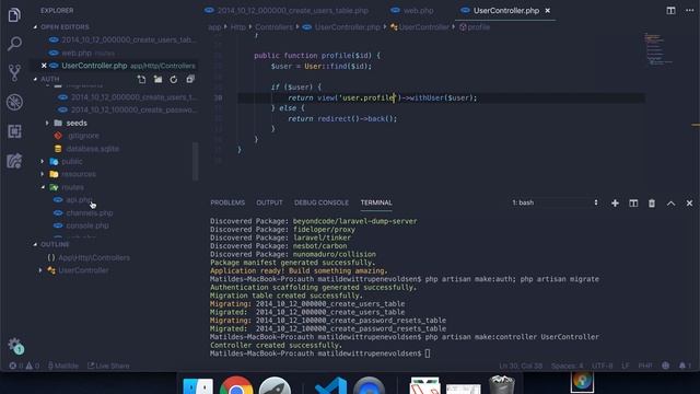 #Laravel Advanced authentication | User Profile смотреть онлайн