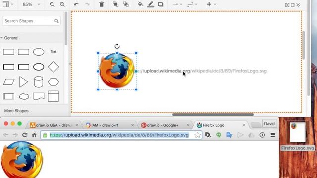 How to add an SVG file into a draw.io diagram смотреть онлайн
