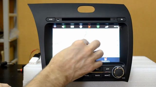 Штатная магнитола Kia Cerato 2013 2014 смотреть онлайн