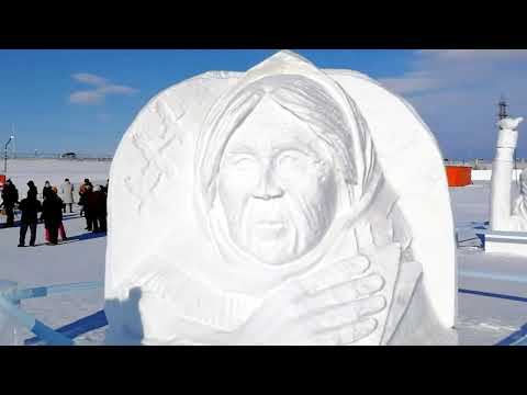 Обзор Ледового городка в Якутске смотреть онлайн