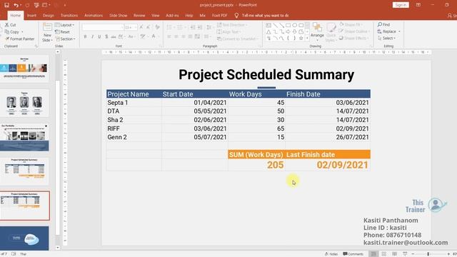 EP.29 - Link Data Excel / PowerPoint การเชื่อมข้อมูลในตาราง Excel มาที่ PowerPoint แบบ Real Time смотреть онлайн