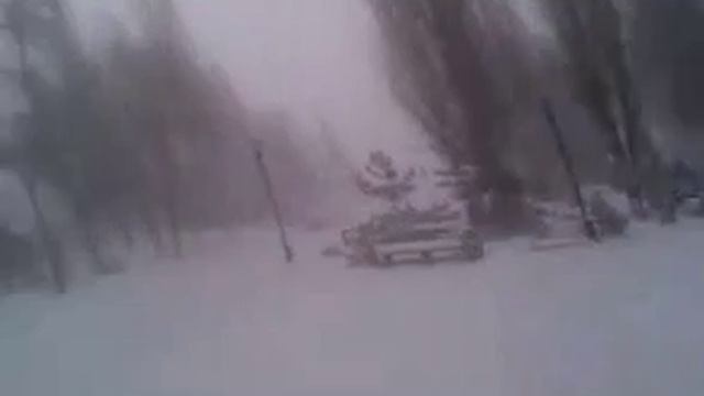 Снегопад Таганроге Каменная лестница смотреть онлайн