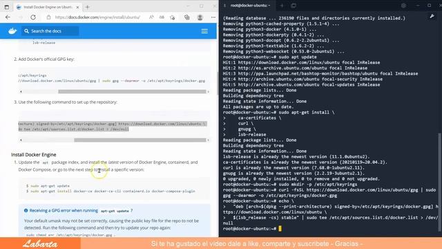 Cómo instalar Docker y docker compose nueva versión V2 en Ubuntu 22.04/20.04 смотреть онлайн