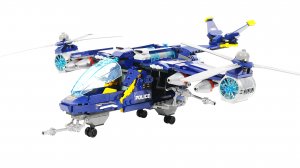 Собираем из LEGO полицейский конвертоплан - Qman 1922 Захват нарушителя на Bell V-22 Osprey