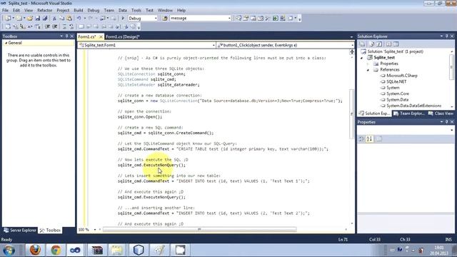C# Tutorial 36 How to use and connect Sqlite in a C# project смотреть онлайн