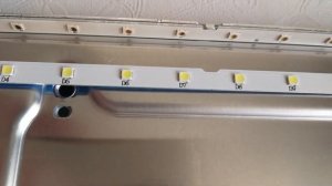 Samsung UE43NU7170 замена подсветки. Уменьшить ток BN44-00947A.