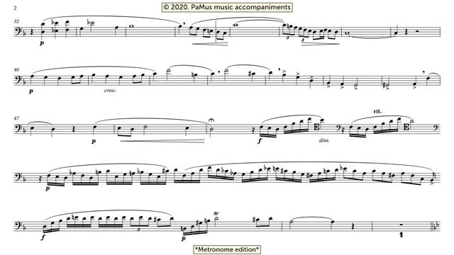 Paul Véronge de La Nux: Concert Piece for trombone and piano смотреть онлайн