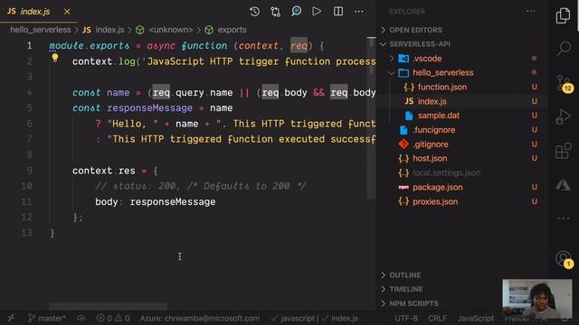 Create, Debug and Deploy a Serverless API with VS Code смотреть онлайн