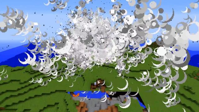 Minecraft - Giant Skeleton explodes смотреть онлайн