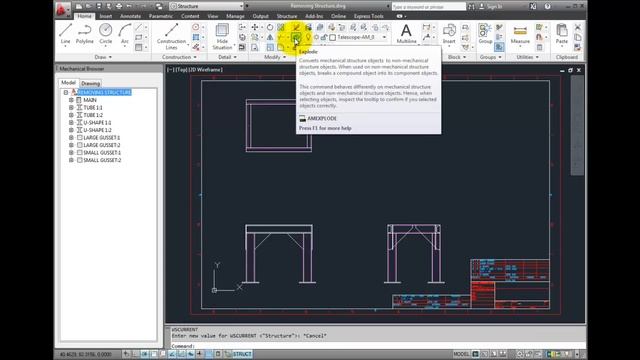 AutoCAD Mechanical 2012 Tutorial - Mapping AutoCAD Layers смотреть онлайн