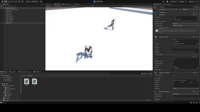 Unity3D || Сделал боевую систему [Игра с НУЛЯ №1]