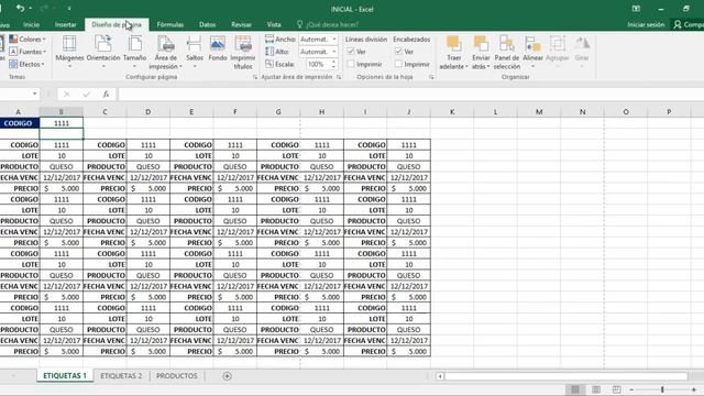 Generar etiquetas automáticas para productos según cantidad deseada | Microsoft Excel смотреть онлайн