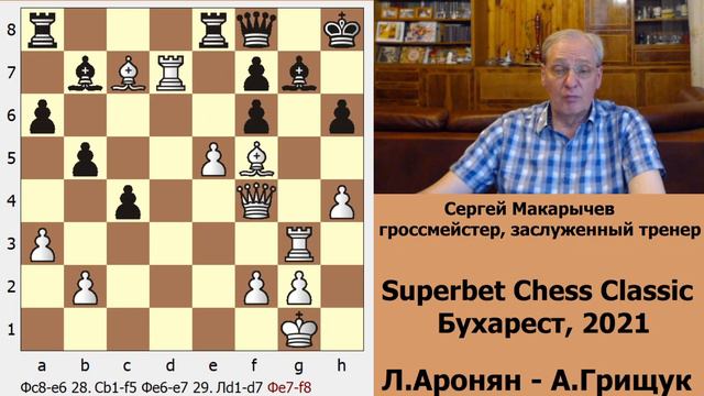 Самые красивые партии:  Аронян - Грищук и Каруана- Мамедьров. Superbet Chess Classic, обзор, 7 тур