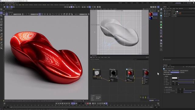 Create Stunning Car Paint Materials In Cinema 4D And Redshift смотреть онлайн