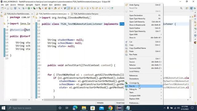 Day147 Custom Annotations in TestNG || set author and category of testcases using custom Annotation смотреть онлайн
