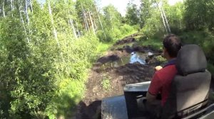 Поездка на каракате Охотник по непроходимым болотам на озеро Святец