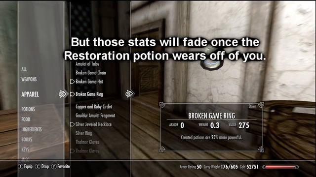 Skyrim Restoration Potion Game Breaking Glitch - 54 Million Health + 100k Damage Weapons смотреть онлайн