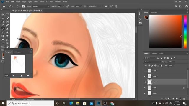 How to convert your handmade Drawing into digital Drawing in photoshop /sketch to digital art смотреть онлайн
