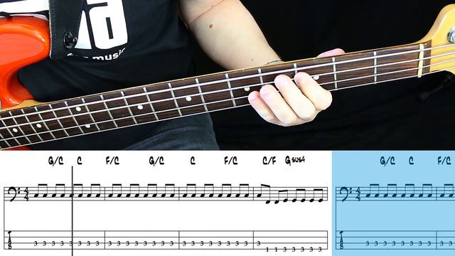Van Halen - Jump (Bass cover with tabs) смотреть онлайн