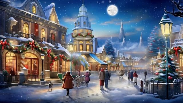 Peaceful Instrumental Christmas Music?Relaxing Christmas Carols??Christmas Ambience смотреть онлайн