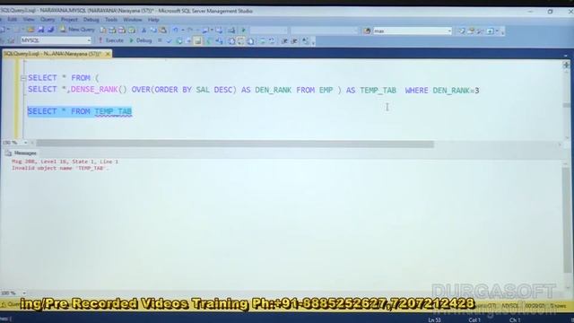 Sql Server tutorial || onlinetraining|| functions Part-2 by Narayana смотреть онлайн