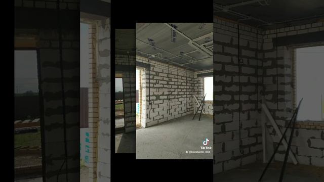 Выполнен черновой монтаж электропроводки одноэтажного дома (г. Брянск, с. Глинищево, проезд Согласи смотреть онлайн