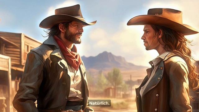 B1🇩🇪 Die Legende des Wilden Westens - Deutsch lernen mit animierten Geschichten смотреть онлайн
