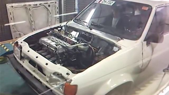 270HP Ford Fiesta mk2 on dyno смотреть онлайн